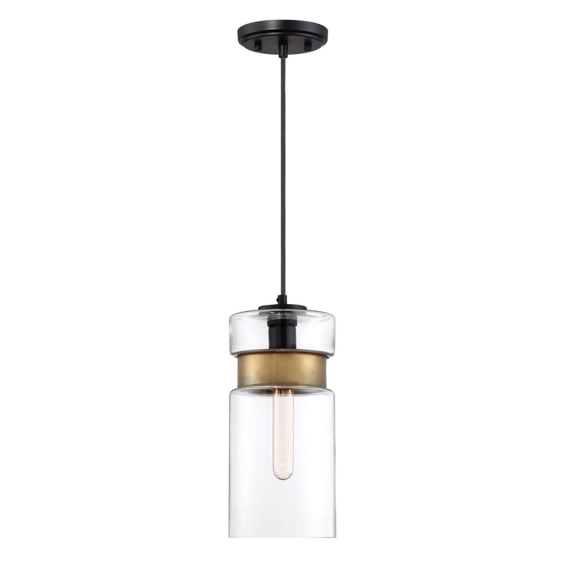 Quoizel GTG1506K Gathering One Light Mini Pendant, Mystic Black Alternate Image 2.jpg