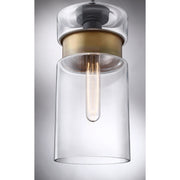Quoizel GTG1506K Gathering One Light Mini Pendant, Mystic Black Alternate Image 3.jpg