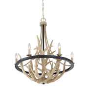 Quoizel JR5006EK Journey Six Light Chandelier, Earth Black Alternate Image 2.jpg