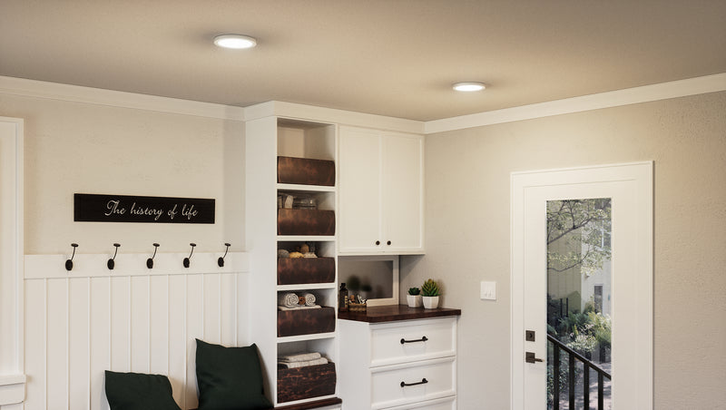 Quoizel OST1708W Outskirts LED Flush Mount, White Lustre Alternate Image 2.jpg