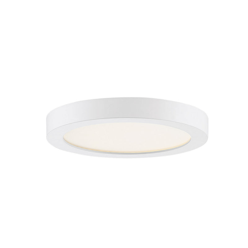 Quoizel OST1708W Outskirts LED Flush Mount, White Lustre Main Image.jpg