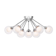 Quoizel PCSB1722C Spellbound Nine Light Semi Flush Mount, Polished Chrome Main Image.jpg