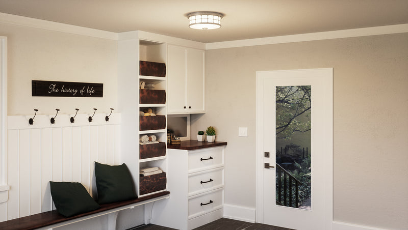 Quoizel QF3413BN Guardian Two Light Flush Mount, Brushed Nickel Alternate Image 2.jpg