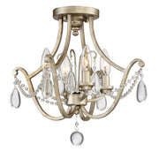 Quoizel REG1716VG Regent Four Light Semi-Flush Mount, Vintage Gold Main Image.jpg