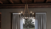 Quoizel SHR5005RK Shire Five Light Chandelier, Rustic Black Alternate Image.jpg