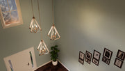 Quoizel VP5203WS Viewpoint Three Light Foyer Pendant, Weathered Brass Alternate Image 2.jpg