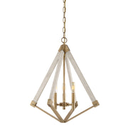 Quoizel VP5203WS Viewpoint Three Light Foyer Pendant, Weathered Brass Main Image.jpg