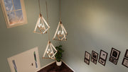 Quoizel VP5204WS Viewpoint Four Light Foyer Pendant, Weathered Brass Alternate Image 4.jpg