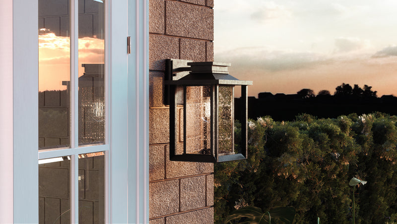 Quoizel WKF8409EK Wakefield One Light Outdoor Wall Lantern, Earth Black Alternate Image.jpg