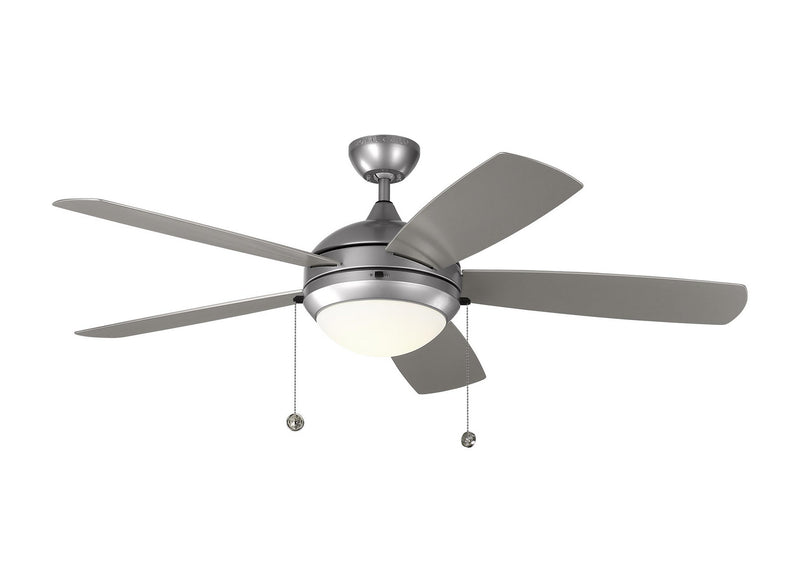 Generation Lighting 5DIW52PBSD Discus 52"Ceiling Fan, Painted Brushed Steel Main Image.jpg