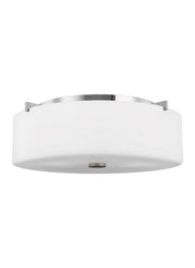Generation Lighting FM312CH Sunset Drive Three Light Flush Mount, Chrome Main Image.jpg