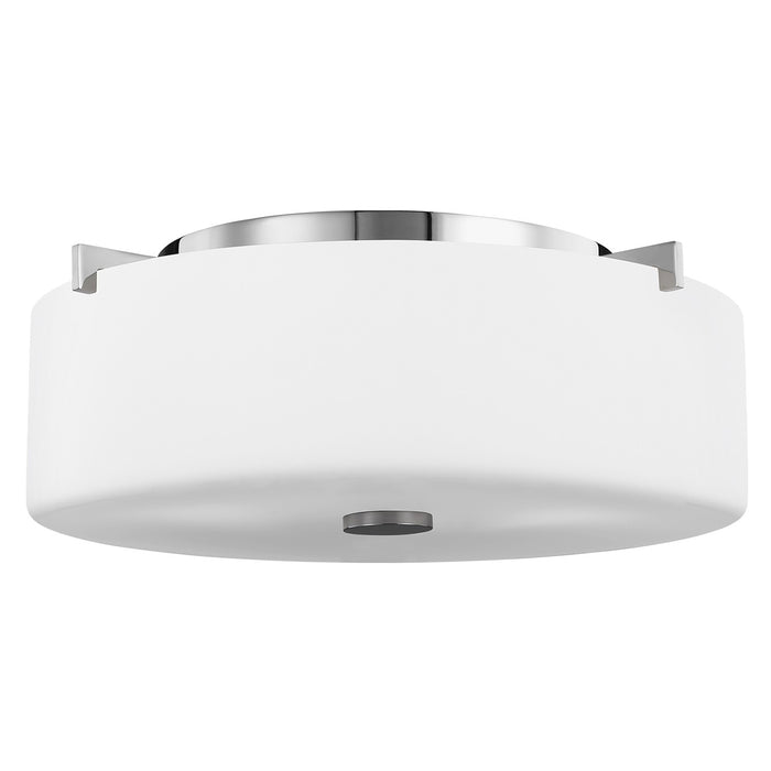 Generation Lighting FM313CH Sunset Drive Two Light Flush Mount, Chrome Main Image.jpg