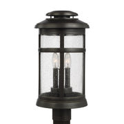 Visual Comfort Studio OL14307ANBZ Newport Three Light Outdoor Post Lantern, Antique Bronze Main Image.jpg