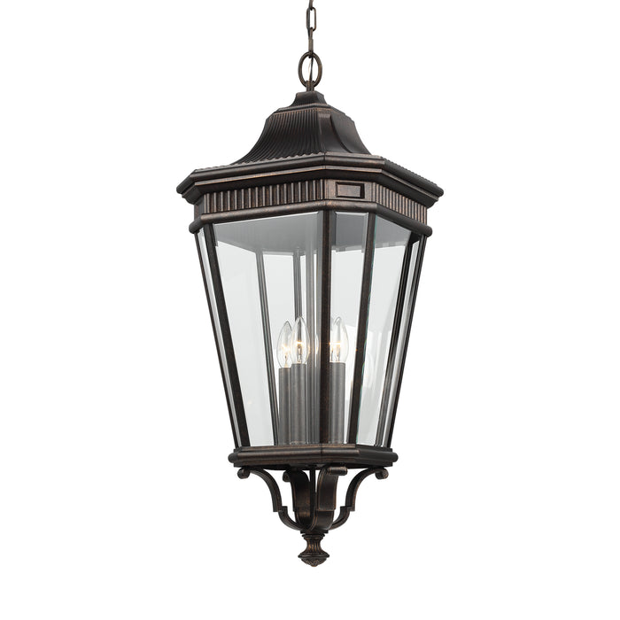 Generation Lighting OL5414GBZ Cotswold Lane Four Light Hanging Lantern, Grecian Bronze Alternate Image.jpg