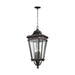 Generation Lighting OL5414GBZ Cotswold Lane Four Light Hanging Lantern, Grecian Bronze Main Image.jpg