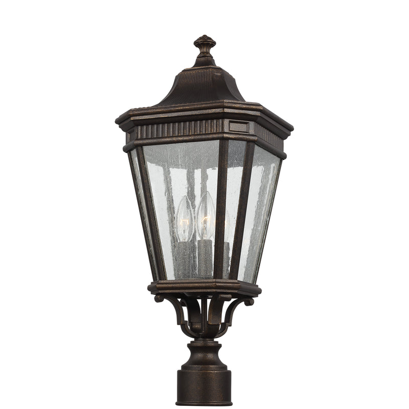 Generation Lighting OL5427GBZ Cotswold Lane Three Light Post/Pier Lantern, Grecian Bronze Main Image.jpg