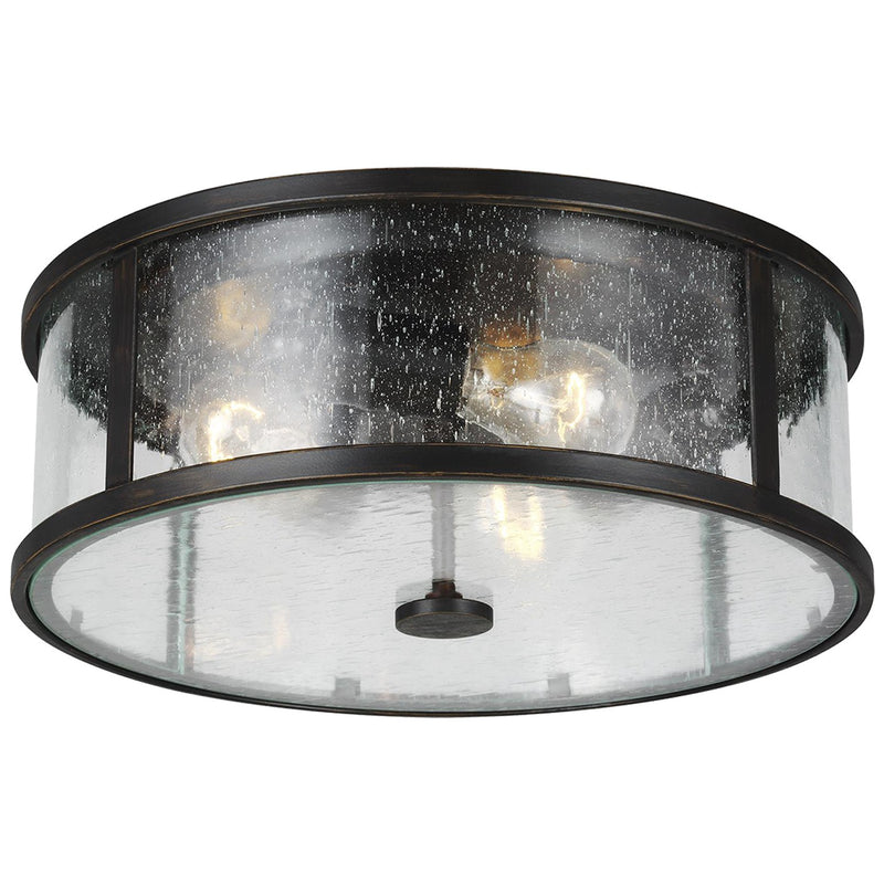 Generation Lighting OL7633ES Dakota Three Light Flush Mount, Espresso Main Image.jpg