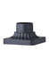 Generation Lighting PIERMOUNT-DWZ Outdoor Pier Mounts Pier Mount Base, Dark Weathered Zinc Main Image.jpg