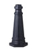 Generation Lighting POSTBASE-DWZ Outdoor Post Base Post Mount Base, Dark Weathered Zinc Main Image.jpg