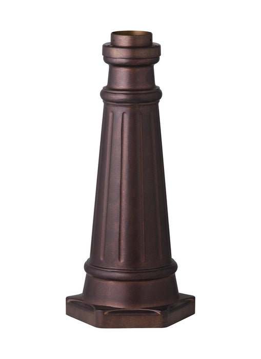 Generation Lighting POSTBASE-PTBZ Outdoor Post Base Post Mount Base, Patina Bronze Main Image.jpg