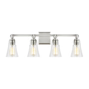 Visual Comfort Studio VS24704SN Monterro Four Light Vanity, Satin Nickel Main Image.jpg
