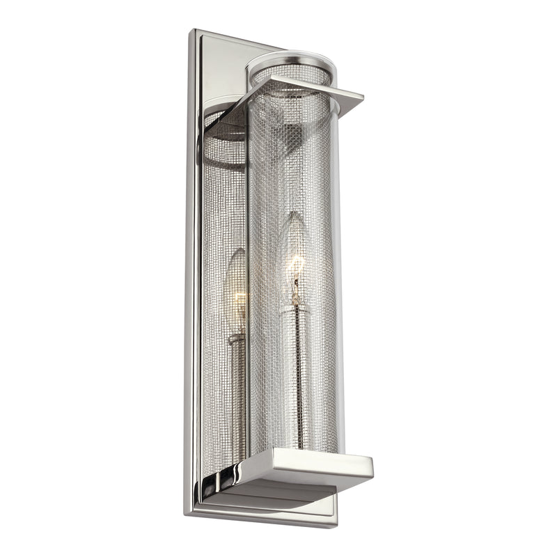 Visual Comfort Studio WB1874PN Silo One Light Wall Sconce, Polished Nickel Main Image.jpg