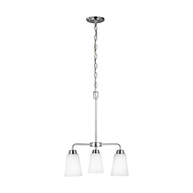 Generation Lighting 3115203EN3-05 Kerrville Three Light Chandelier, Chrome Alternate Image.jpg