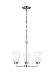 Generation Lighting 3115203EN3-05 Kerrville Three Light Chandelier, Chrome Main Image.jpg