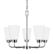 Generation Lighting 3115205-05 Kerrville Five Light Chandelier, Chrome Alternate Image.jpg
