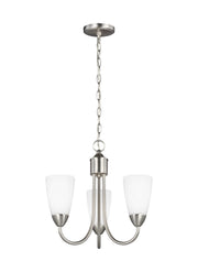 Generation Lighting 3120203-962 Seville Three Light Chandelier, Brushed Nickel Main Image.jpg
