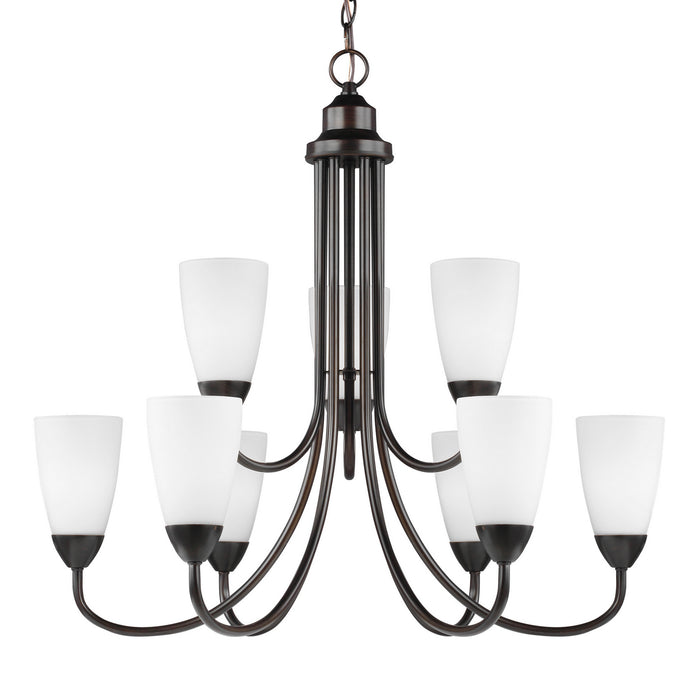 Generation Lighting 3120209-710 Seville Nine Light Chandelier, Bronze Alternate Image.jpg