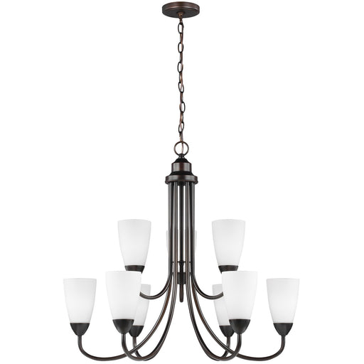 Generation Lighting 3120209-710 Seville Nine Light Chandelier, Bronze Main Image.jpg