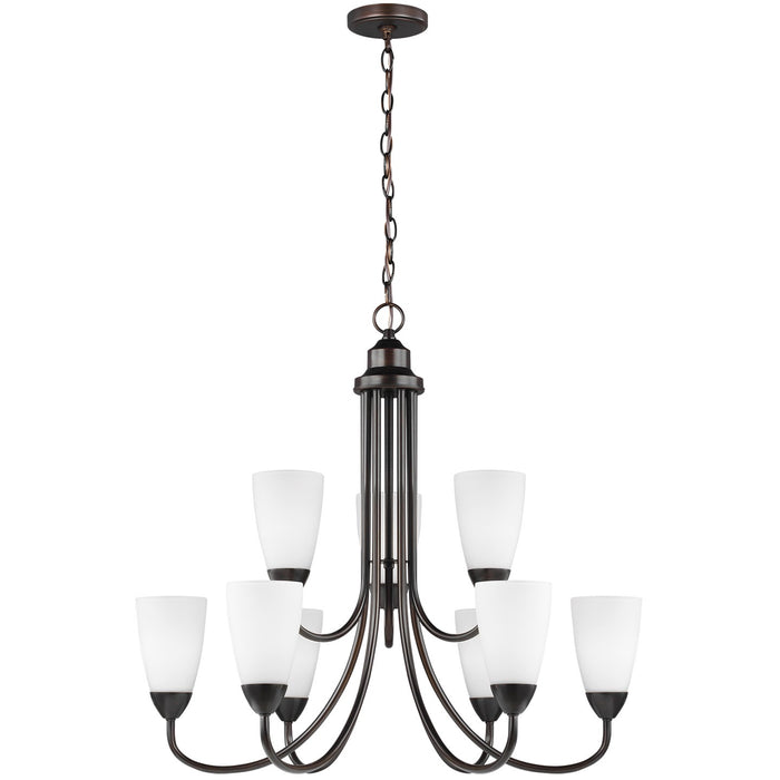 Generation Lighting 3120209-710 Seville Nine Light Chandelier, Bronze Main Image.jpg