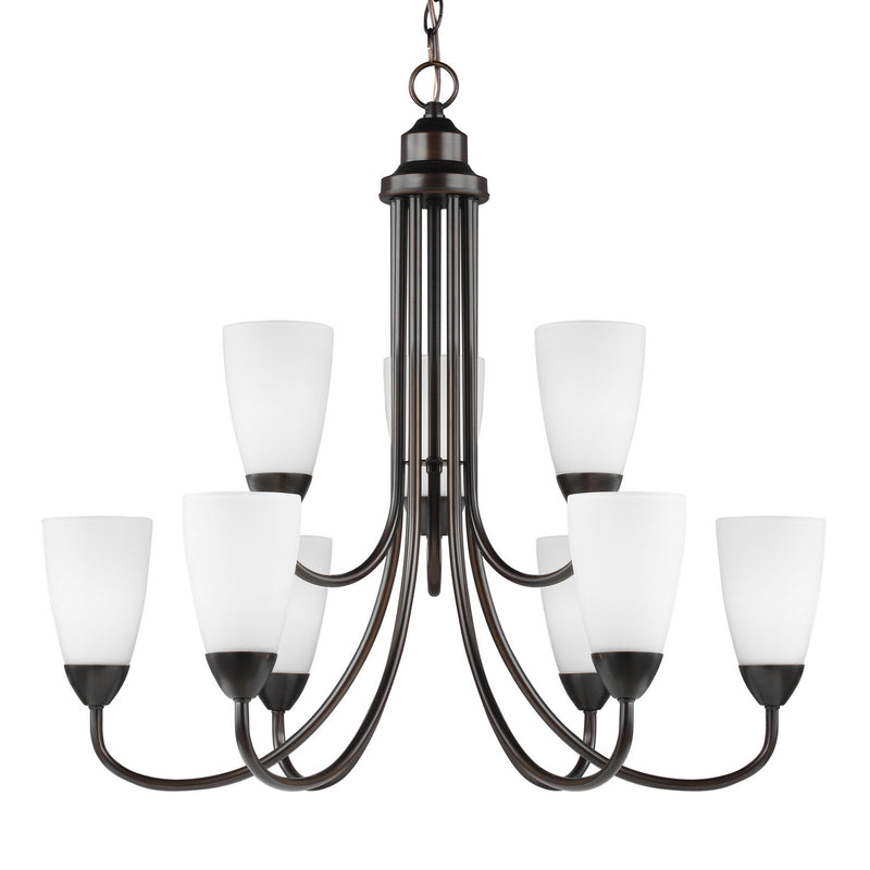Generation Lighting 3120209EN3-710 Seville Nine Light Chandelier, Bronze Alternate Image.jpg