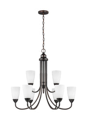 Generation Lighting 3120209EN3-710 Seville Nine Light Chandelier, Bronze Main Image.jpg