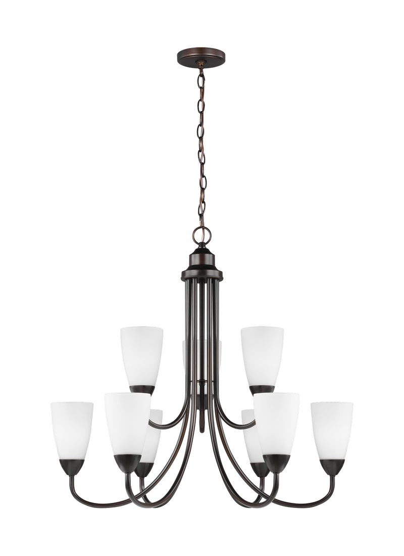 Generation Lighting 3120209EN3-710 Seville Nine Light Chandelier, Bronze Main Image.jpg
