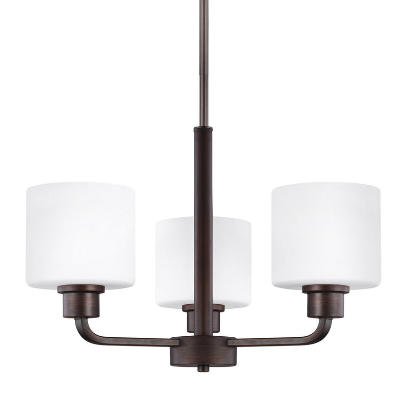 Generation Lighting 3128803-710 Canfield Three Light Chandelier, Bronze Alternate Image.jpg