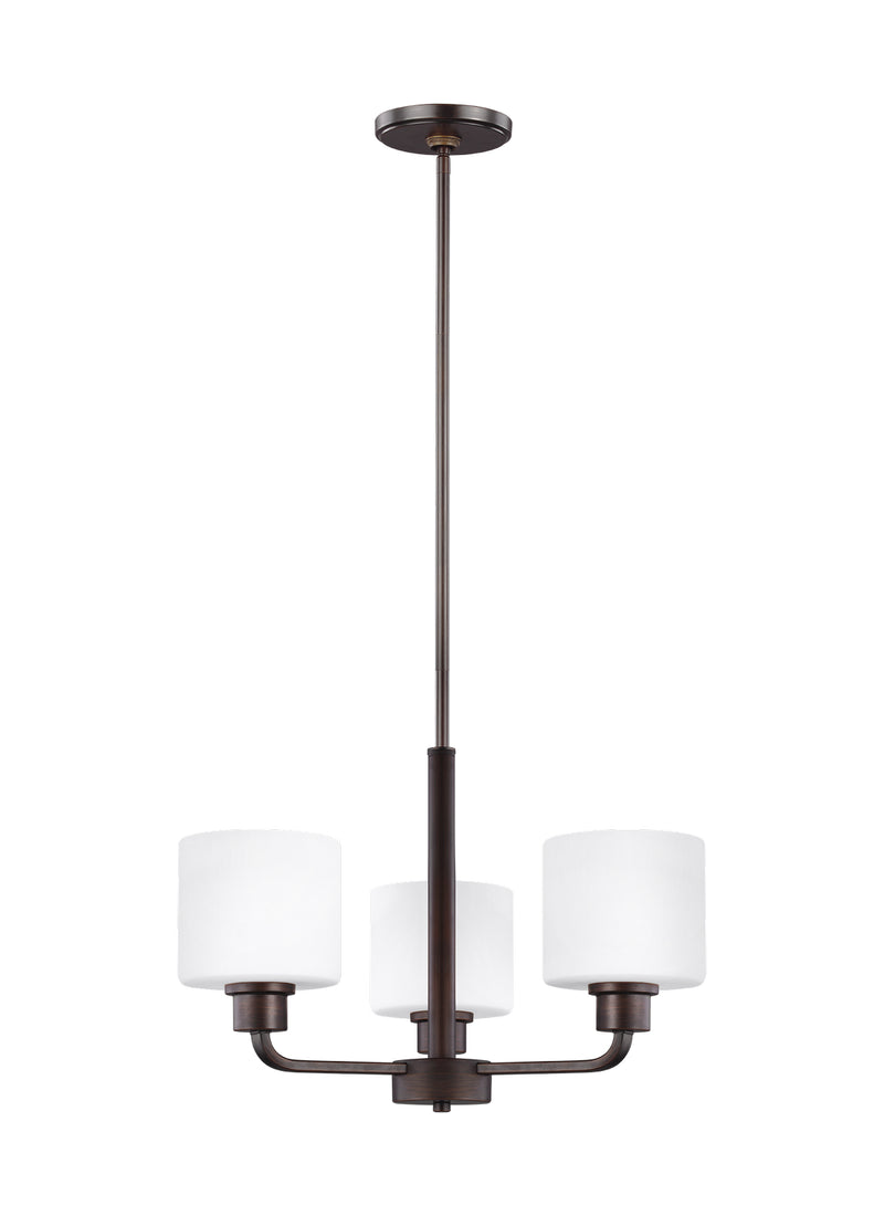 Generation Lighting 3128803-710 Canfield Three Light Chandelier, Bronze Main Image.jpg