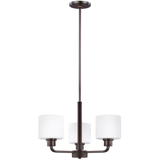 Generation Lighting 3128803EN3-710 Canfield Three Light Chandelier, Bronze Main Image.jpg