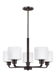 Generation Lighting 3128805-710 Canfield Five Light Chandelier, Bronze Main Image.jpg