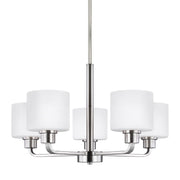 Generation Lighting 3128805-962 Canfield Five Light Chandelier, Brushed Nickel Alternate Image.jpg