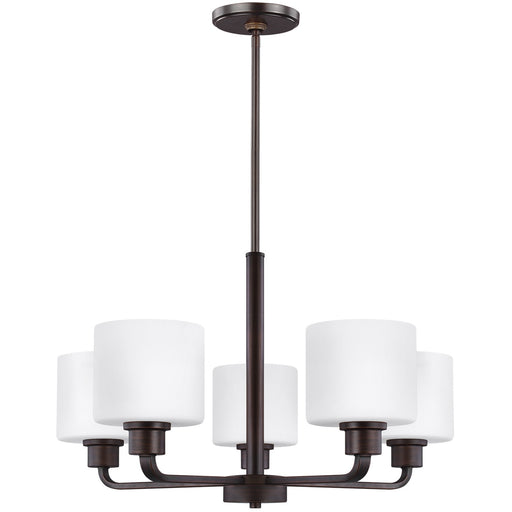 Generation Lighting 3128805EN3-710 Canfield Five Light Chandelier, Bronze Main Image.jpg