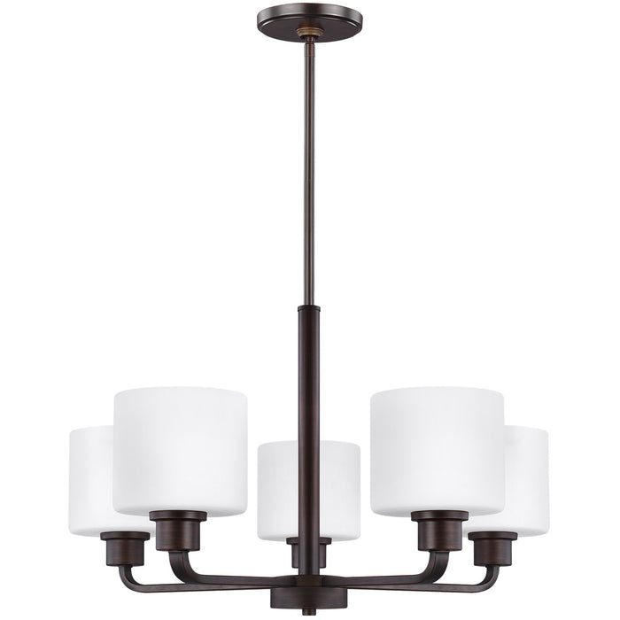 Generation Lighting 3128805EN3-710 Canfield Five Light Chandelier, Bronze Main Image.jpg