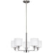 Generation Lighting 3128805EN3-962 Canfield Five Light Chandelier, Brushed Nickel Main Image.jpg