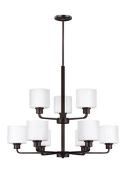 Generation Lighting 3128809-710 Canfield Nine Light Chandelier, Bronze Main Image.jpg