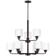 Generation Lighting 3128809EN3-710 Canfield Nine Light Chandelier, Bronze Main Image.jpg