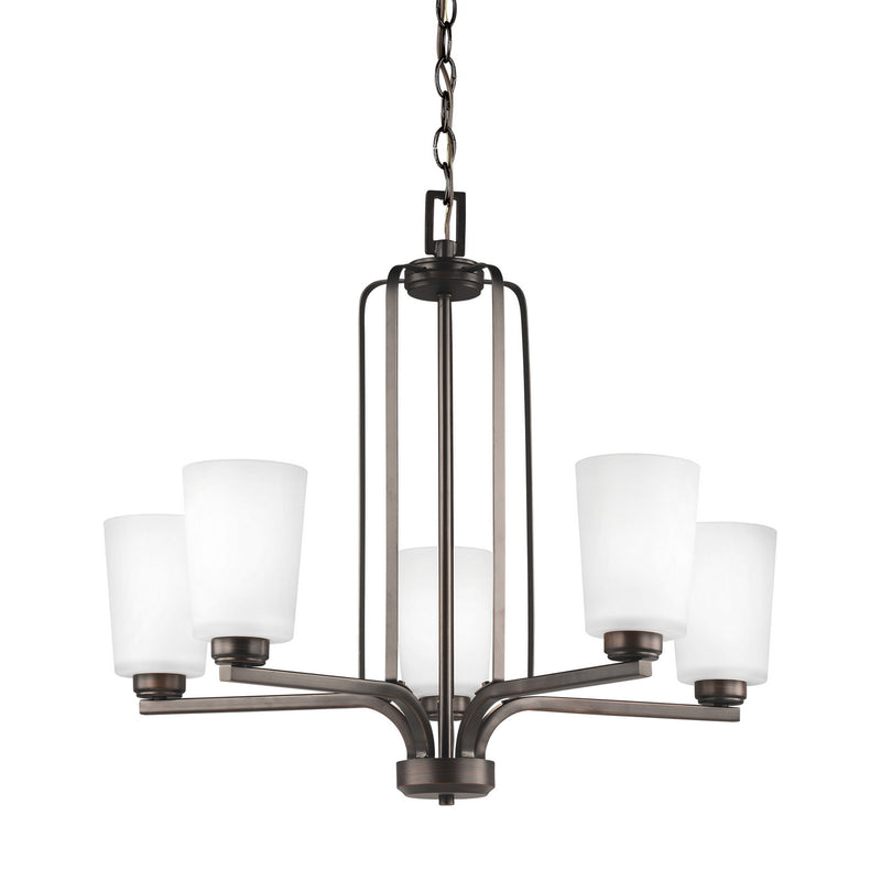 Generation Lighting 3128905-710 Franport Five Light Chandelier, Bronze Alternate Image.jpg