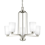 Generation Lighting 3128905EN3-962 Franport Five Light Chandelier, Brushed Nickel Alternate Image.jpg