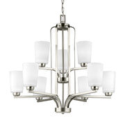 Generation Lighting 3128909-962 Franport Nine Light Chandelier, Brushed Nickel Alternate Image.jpg