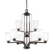 Generation Lighting 3128909EN3-710 Franport Nine Light Chandelier, Bronze Alternate Image.jpg